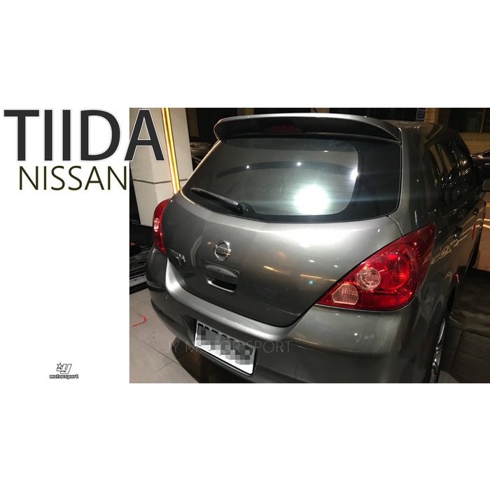 超級團隊S.T.G NISSAN TIIDA 06 07 08 09 10 11 12 5D 原廠型 尾翼 含烤漆