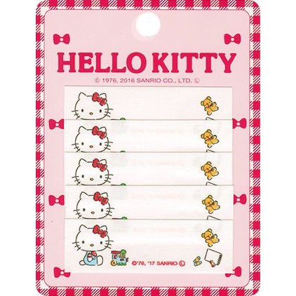 ♡松鼠日貨♡日本 正版 kitty 小熊  燙布貼 燙貼布 姓名貼 日本製