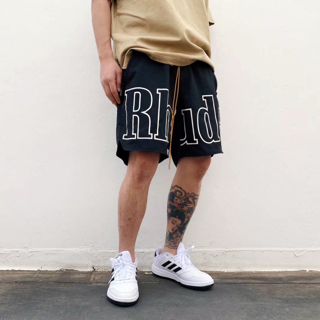 rhude swim trunks