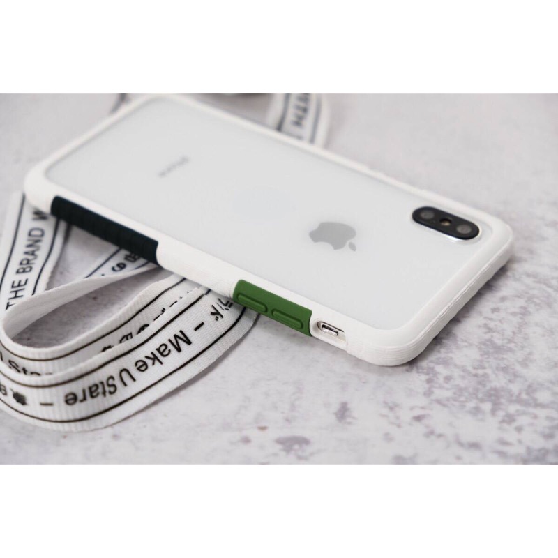 超取免運 現貨 防摔 白框軍仕綠 太樂芬手機殼Telephant iPhone plus6 7 8 XS 適用