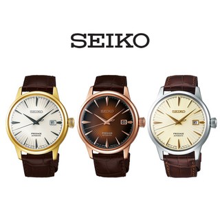 SEIKO 精工 調酒師系列機械錶皮帶男錶-40.5mm