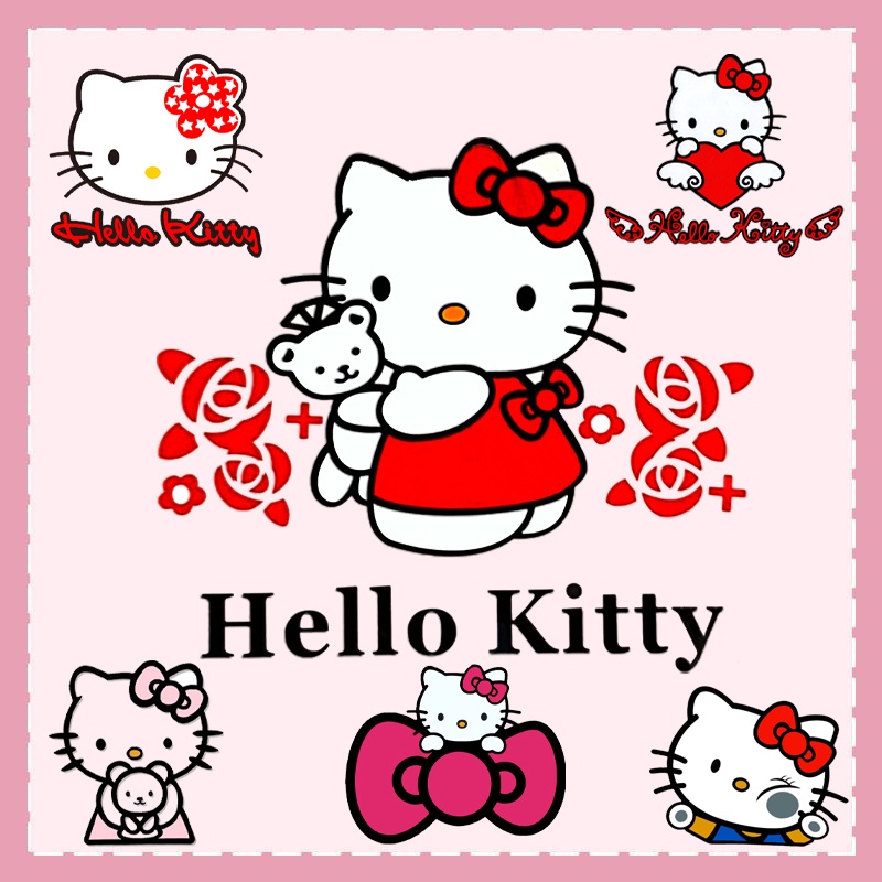 【限量促銷】【大尺寸】Hello Kitty 貼紙 凱蒂貓 反光防水貼可愛卡通 汽車貼紙 行李箱貼紙 機車貼紙 筆電貼紙