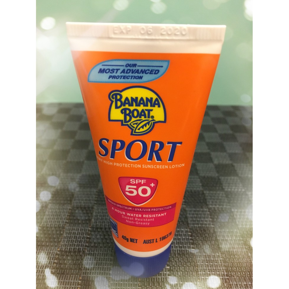 澳洲正品 Banana Boat Sport Sunscreen 香蕉船防曬乳戶外運動款 SP 50+ (現貨只剩一條)
