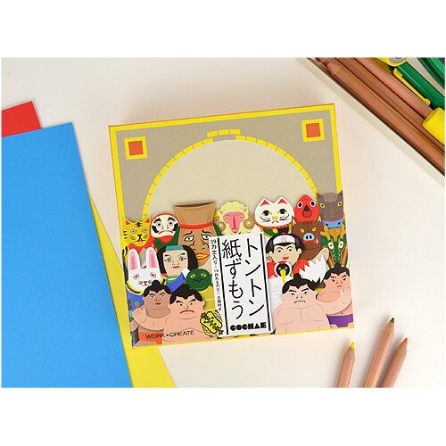 日本製kokuyo 咚咚紙相撲遊戲書 Jc小舖 蝦皮購物