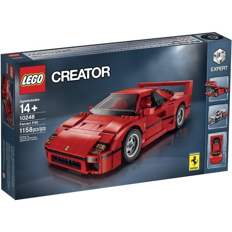 【LEGO 樂高 10248 法拉利 F40 CREATOR Ferrari F40 全新正版】現貨