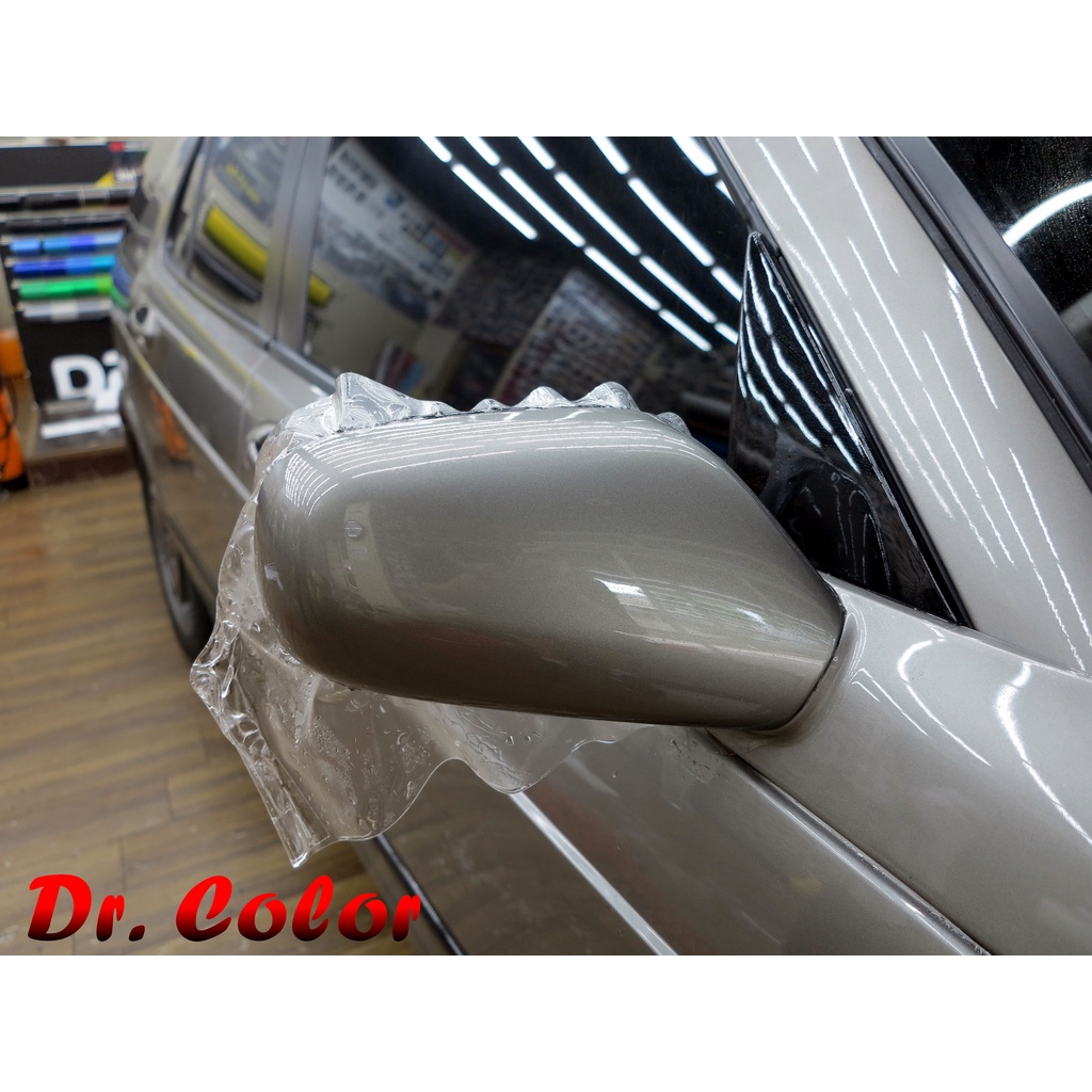Dr. Color 玩色專業汽車包膜 Saab 9-5 SportCombi 細紋自體修復透明犀牛皮_後視鏡/後保桿上緣