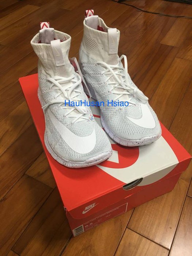 Nike FREE FLYKNIT MERCURIAL SUPERFLY "All White" 805554-100