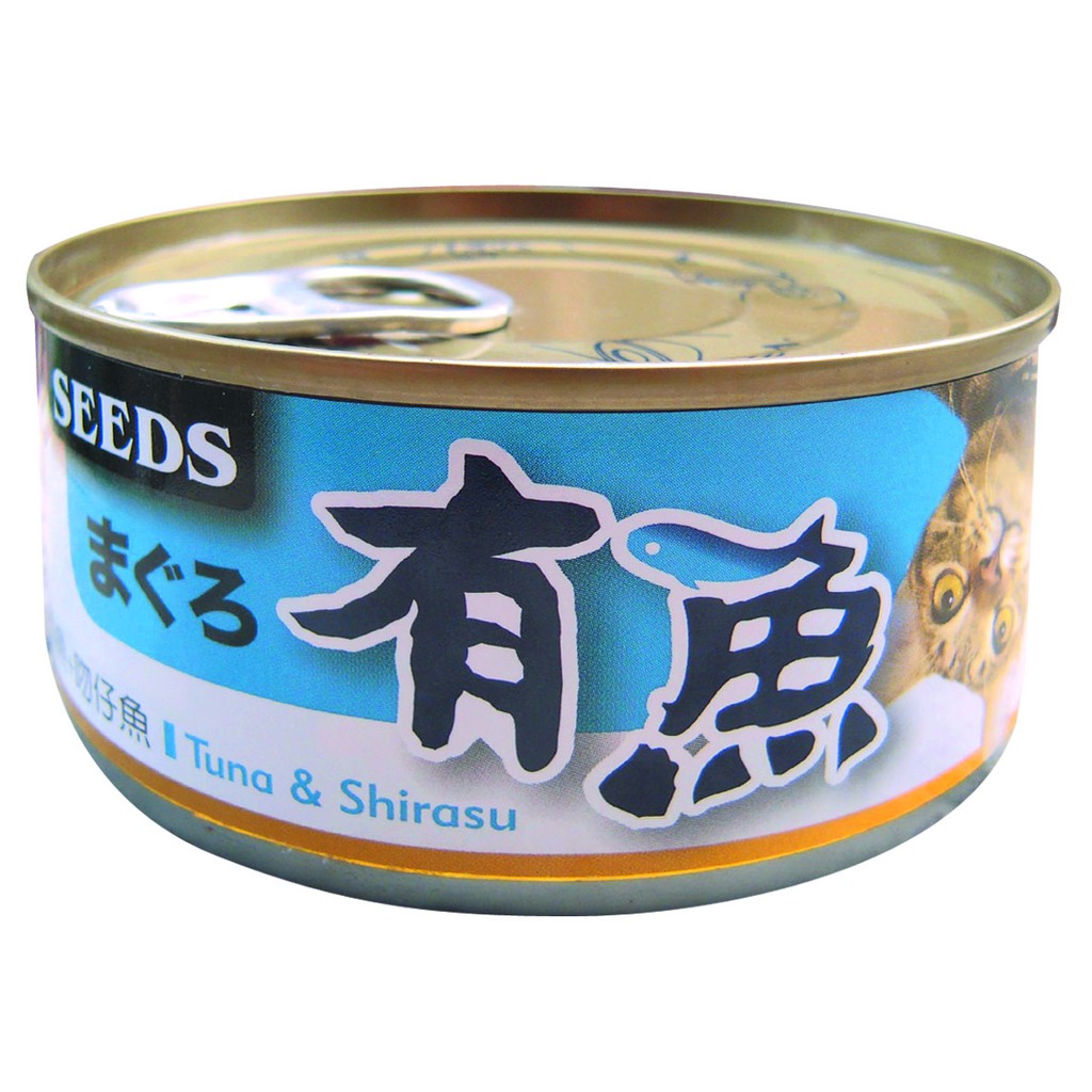 seeds 惜時 有魚 貓罐頭 大罐 170g 紅肉 貓罐 貓餐包 貓餐盒