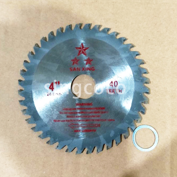 【singcoco】4'' x 40T 圓切片 圓鋸片 電動鋸片 木工切片 砂輪片鋸片 鎢鋼切片