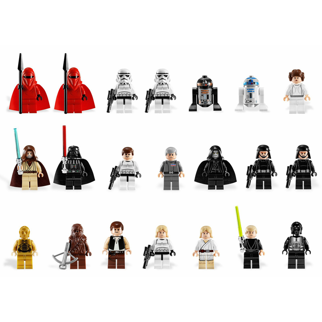 樂高 LEGO R2-Q5 R2-D2 C-3PO RA-7 路克 黑武士 歐比王 丘巴卡 風暴兵 韓索羅 10188