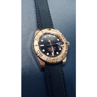 訂製無現貨【改錶玩面】Seiko Mod 精工 玫瑰金遊艇 橡膠帶 自動上鍊 藍寶石玻璃 機械錶