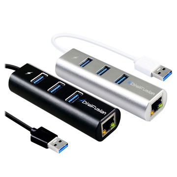 "附發票 公司貨" 伽利略 U3-GL01A 有線網路卡 + 快充 USB3.0 HUB 鋁合金