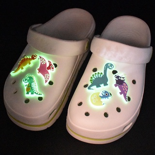 時尚鞋護理和配件創意夜光 “恐龍 ” DIY 鞋扣 / 鞋子魅力 / 鱷魚鈕扣