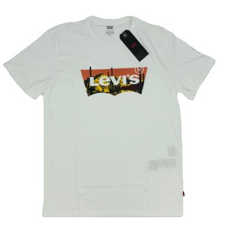 【美麗小舖】 Levi's 白色 男裝 LOGO款 T恤 短袖 短T-Shirt 圓領上衣 純棉~L80743