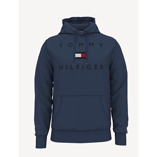 全新正品 Tommy Hilfiger經典款時尚大學帽T 男版皇家藍連帽T恤