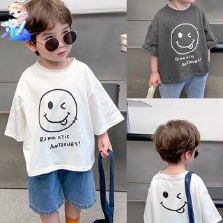 糖寶BABY品質童裝 男童上衣 純棉男童短袖T恤2022夏季新款圓領兒童中大兒童寶寶可愛寬鬆上衣
