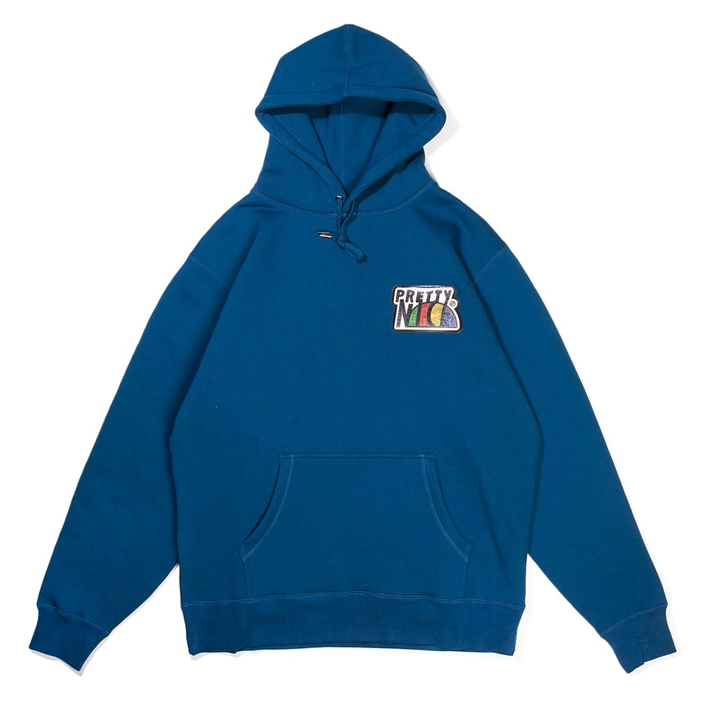 PRETTYNICE O.G. Logo Lenticular Patch Hoodie-Indigo 帽T【CbP】