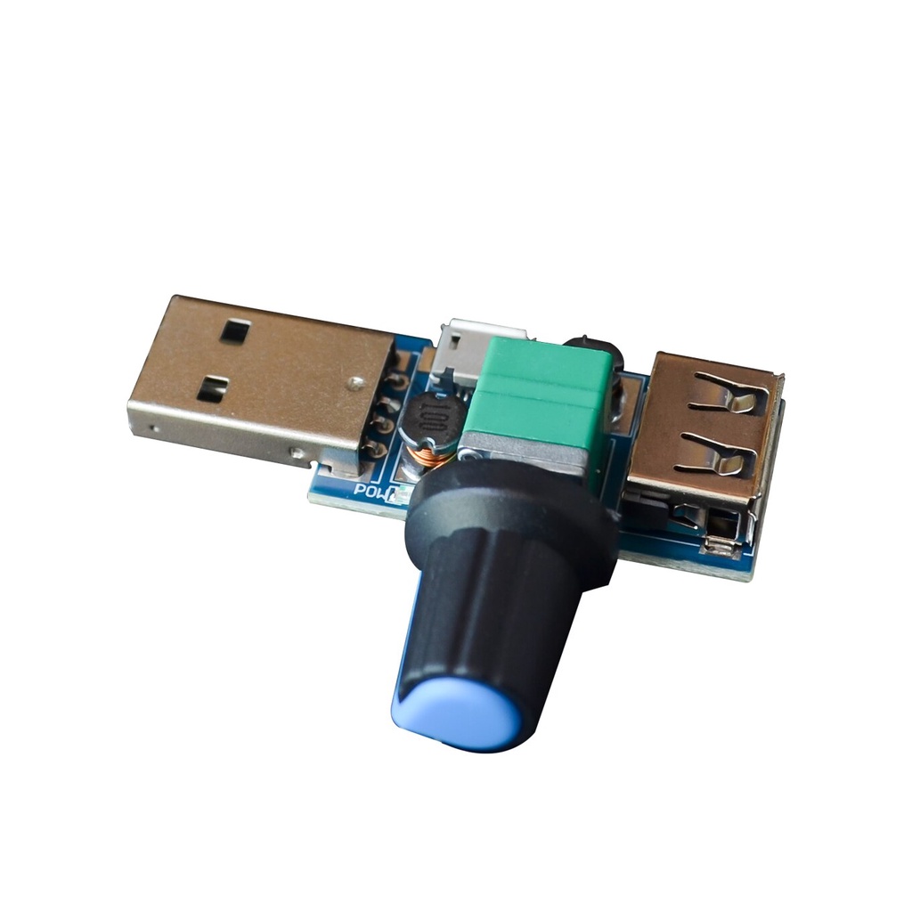 Dc 4V-12V 5W XY-FS USB 風扇無級調速器 USB 風扇速度控制器多檔輔助冷卻工具