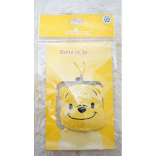 🌸Dona代購🌸現貨 香港迪士尼樂園限定 小熊維尼大頭圖樣 雪尼爾 手機擦拭布/手機吊飾 R23 2405