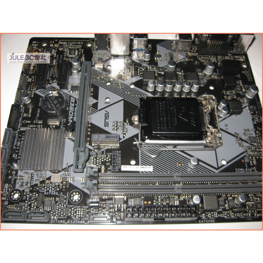 JULE 3C會社-華碩ASUS PRIME B360M-K B360/八九代/D4/5X防護/良品/MATX 主機板