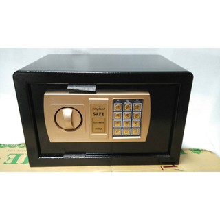 B115黑色 的電子式保險箱-小型/收納櫃/保險櫃/密碼鎖/金庫/
