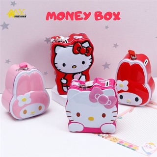 Hello Kitty 鐵質存錢罐 Melody Save Money Box 兒童存錢罐 Bes Stealing C