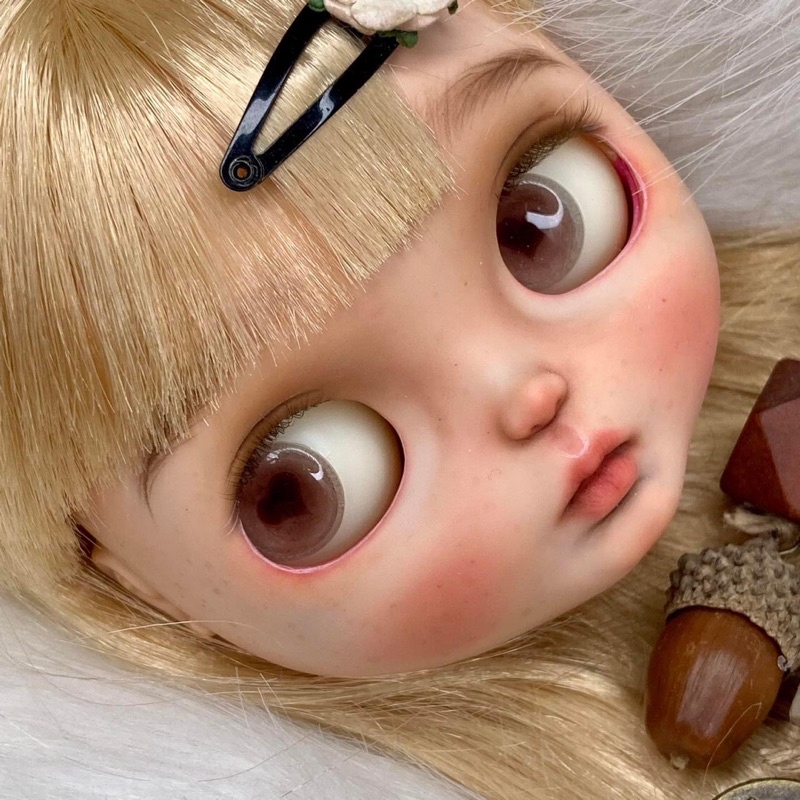Lin’s Doll-「已售展示」成品娃no.63 Joan（Blythe/小布/小布娃娃/小布改娃）