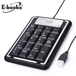 E-books 薄型19鍵數字鍵盤Z9【愛買】