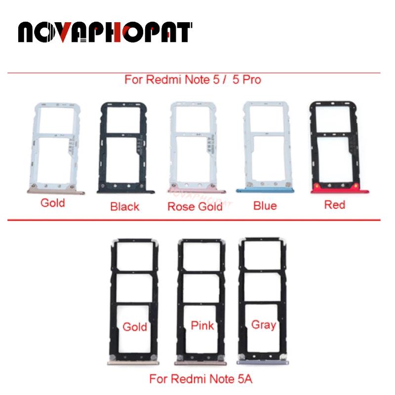 小米 Redmi Hongmi 紅米紅米 5A 5 Pro Note5 Sim 卡插槽維修更換零件的 Novaphopa