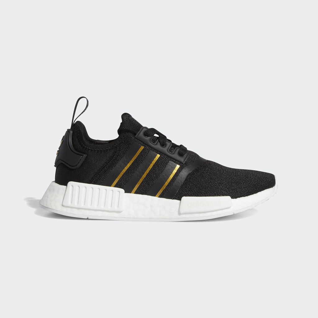 Adidas NMD_R1 女款黑色運動慢跑鞋-NO.FW6433