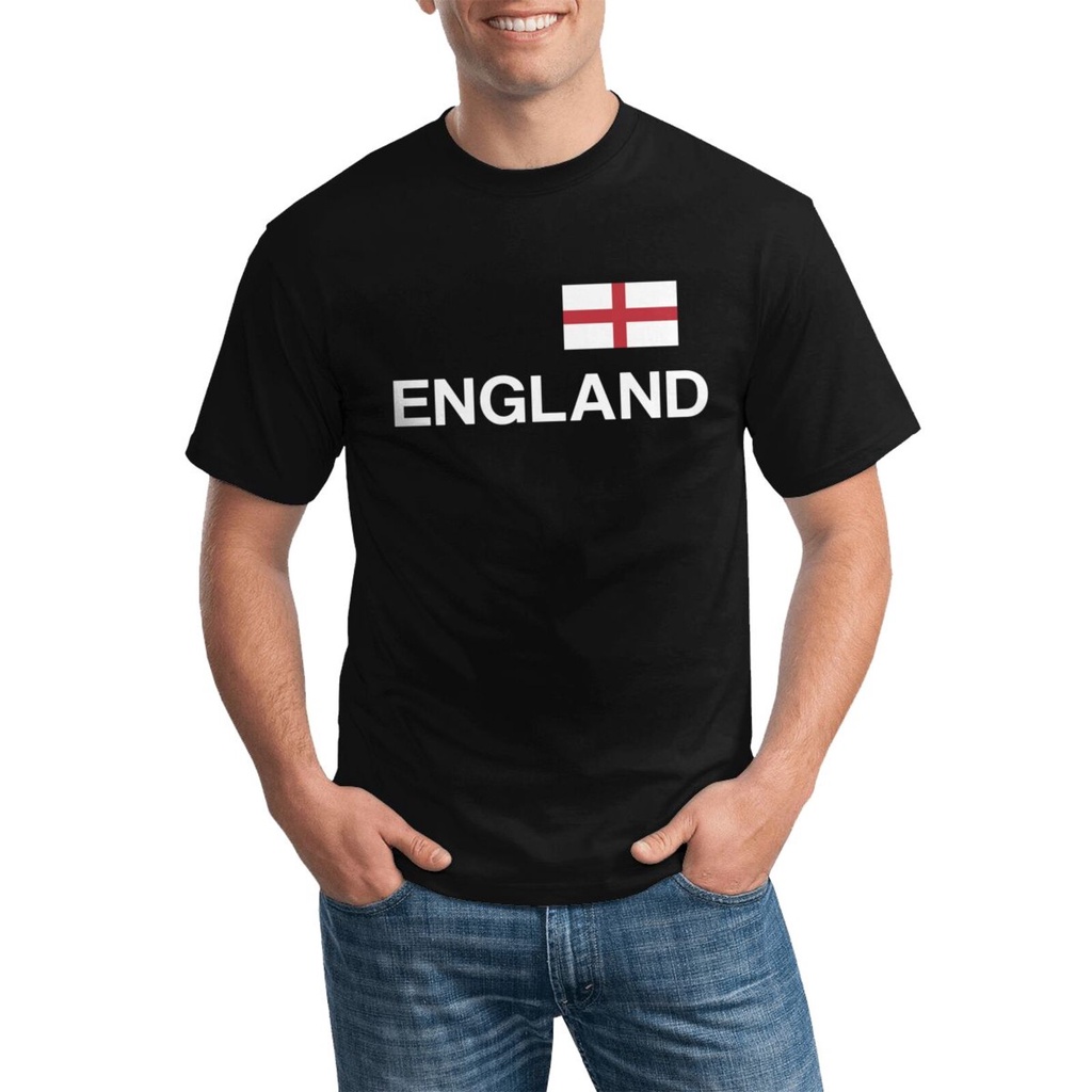 生日禮物英國國旗透氣棉印花 T 恤