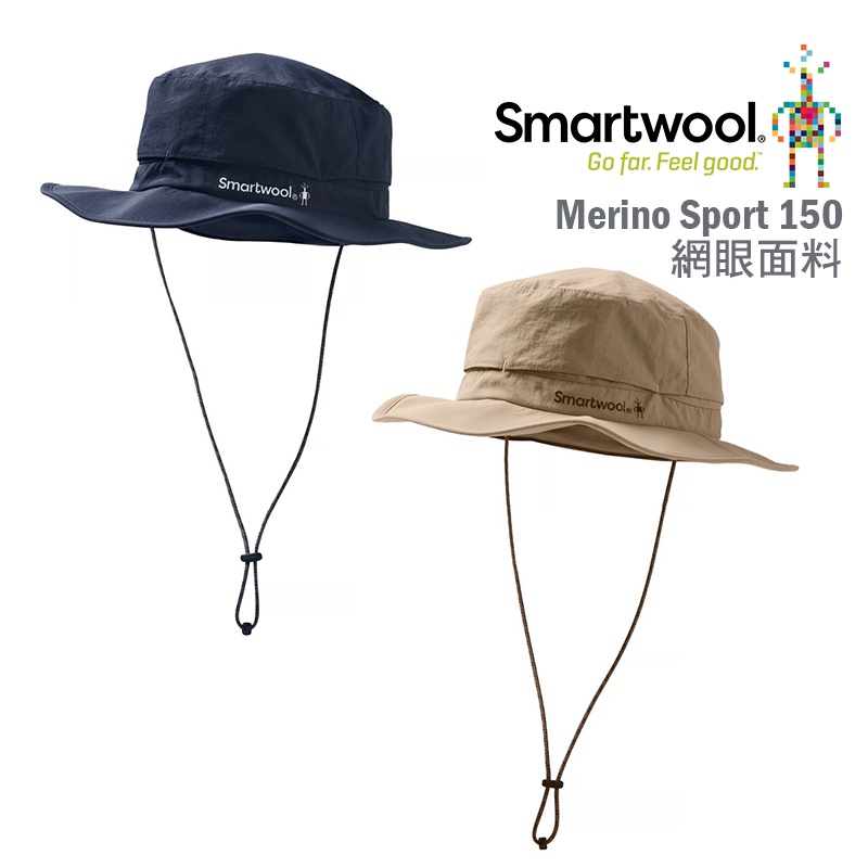 Smartwool 美國 羊毛登山圓盤帽 內襯羊毛150 網眼面料 帽繩 UPF 20+ SW016628092