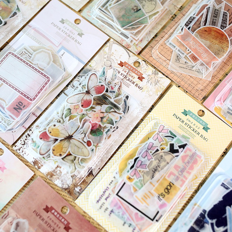 手帳貼紙ins復古小清新可愛和紙貼紙手機diy裝飾小貼紙手賬素材 此商品滿100出貨 蝦皮購物