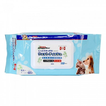 🐶寵物踏踏🐱 多格漫 Doggyman 犬貓用濕紙巾 110抽 寵物濕紙巾 寵物乾洗