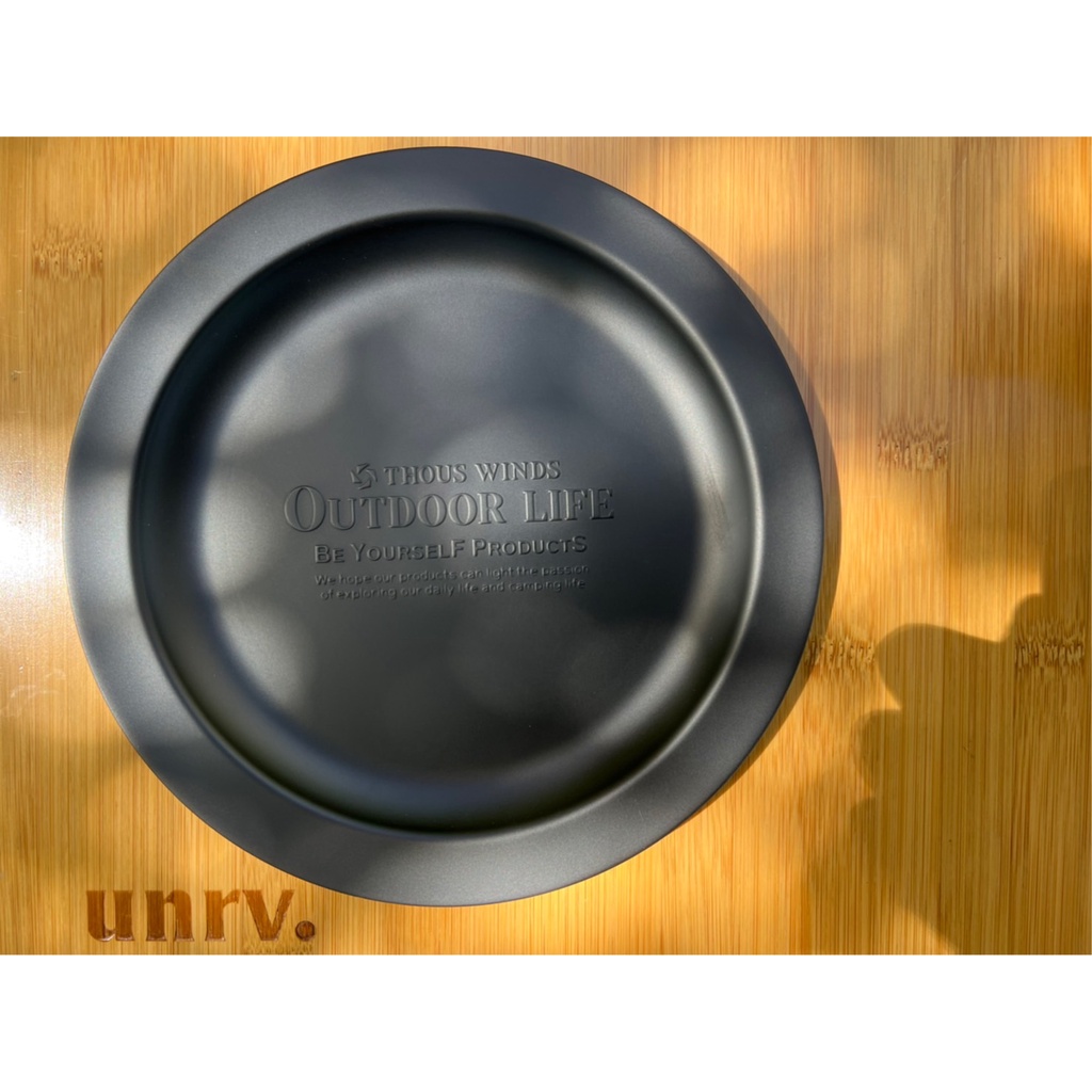 【UNRV 綠大露營裝備】 THOUS WINDS 餐碟 小碟子 質感 美學設計 不鏽鋼 露營 餐盤