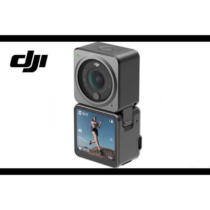 台南賣二手聯強公司貨DJI Osmo Action2 雙螢幕套裝 磁吸運動相機4K/120fps 超廣角防水防震