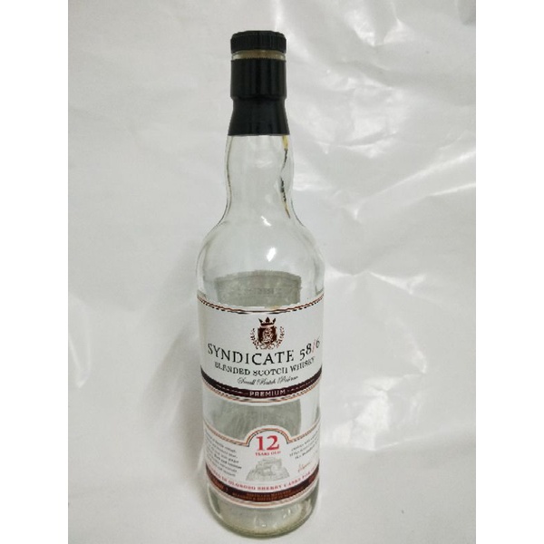 代售-- 雪迪肯 12年蘇格蘭 威士忌 空瓶-700 ML