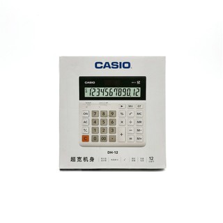 『生活好幫手』【CASIO 卡西歐】12位元 DH-12-BK 大螢幕 商用型計算機 辦公 桌上 雙電源設計