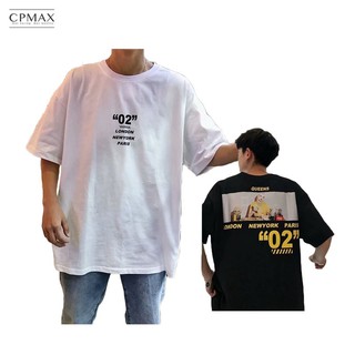 【CPMAX】 短袖上衣 印花短T T-Shirt Oversized 寬鬆男五分袖短T 文藝圖案短T 【T86】
