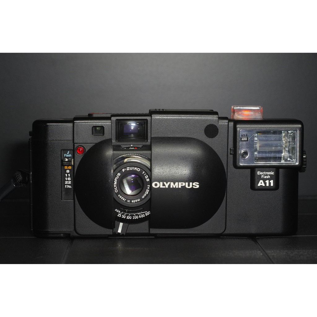 OLYMPUS XA+A11閃燈  底片相機-A