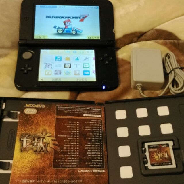 3DS LL(充電器)遊戲*2(實體片*1)