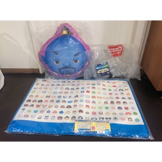 超稀有全新正版DISNEY迪士尼 TSUM TSUM一番賞 D賞 地墊 腳踏墊 最後賞 阿拉丁神燈抱枕 娃娃 靠枕