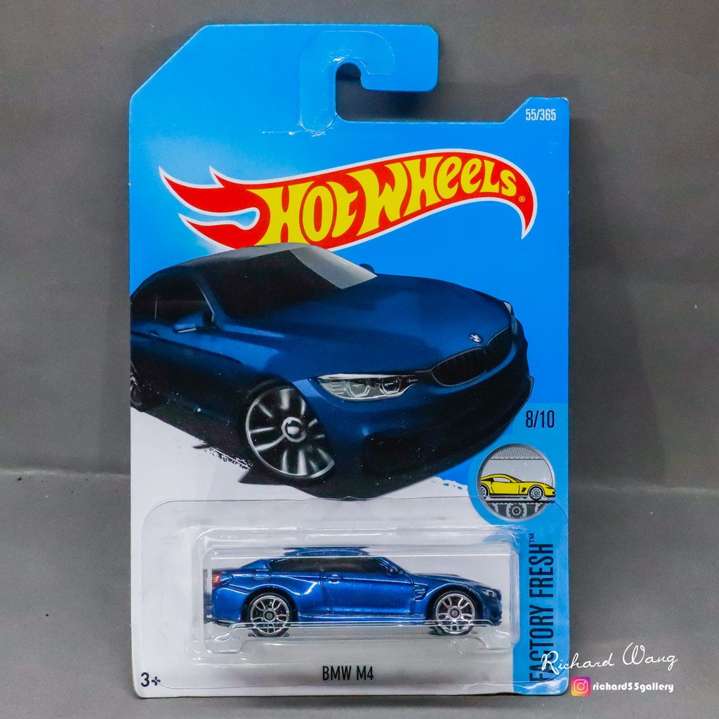 極度稀有釋出 HotWheels BMW M4 M-Power深紫藍 風火輪 寶馬 M-Power 雙門跑車 原裝卡盒