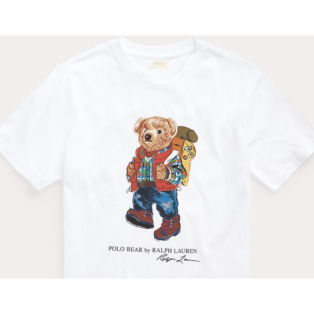 正規販売店 Polo Ralph Lauren コットンtシャツかわいいクマのロゴグレー 上質風合い Www Premiervbleague Com