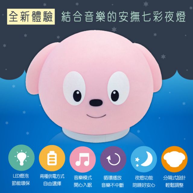 小牛津~~~查查狗小夜燈