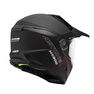 ASTONE MX800 安全帽 素色 消光黑 全罩式 越野式 安全帽 內墨鏡 快拆式帽舌 《淘帽屋》