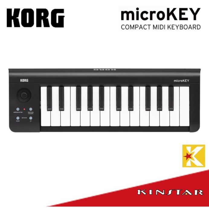 KORG MICROKEY 2 25鍵 迷你鍵 USB 主控鍵盤 MIDI鍵盤【金聲樂器】