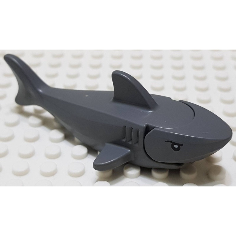 樂高 14518 60130 60095 深灰色 印刷 鯊魚 動物 配件