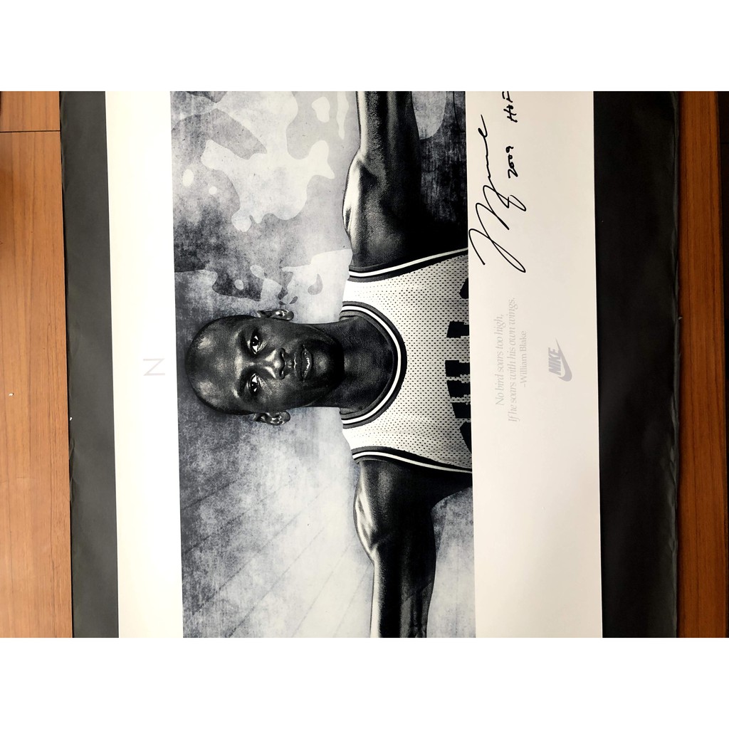 MICHAEL JORDAN 喬丹 親簽 WINGS 海報 UPPER DECK