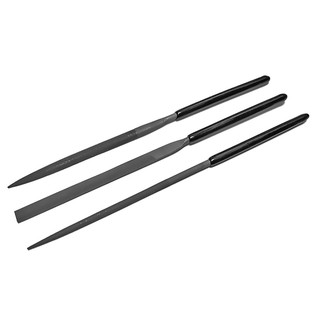 耀您館★日本MINESHIMA小島粗目模型挫刀3入組H-13(平頭/圓柱/半圓形)拋光器輕金屬銼刀打磨工具打磨器砂磨砂器